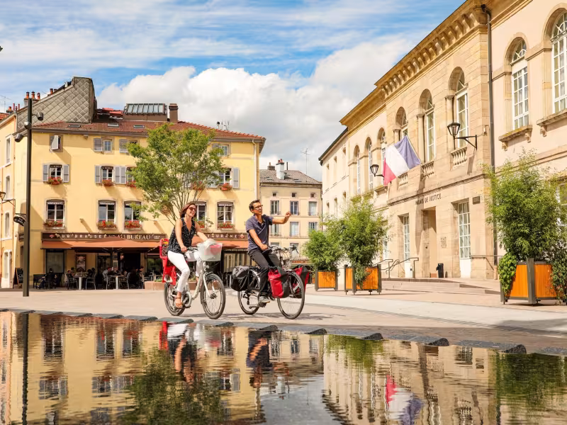 Découverte d'Épinal à vélo