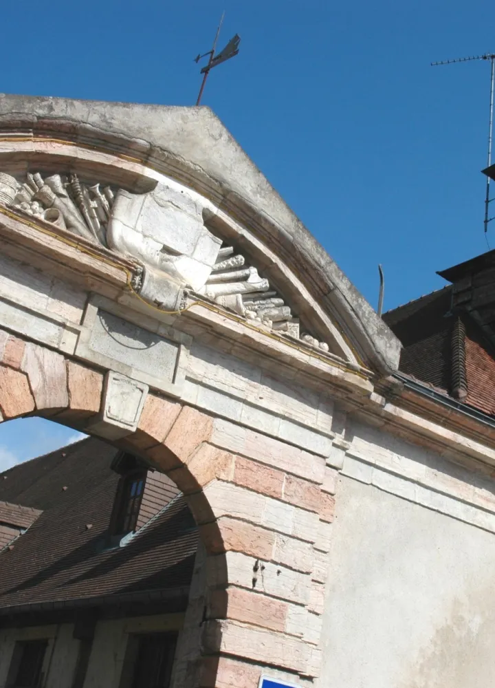 Entrée de l'Arsenal Vauban à Auxonne