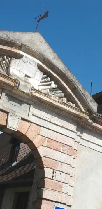 Entrée de l'Arsenal Vauban à Auxonne