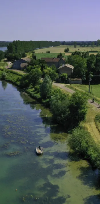 Sur La Voie Bleue en Saône-et-Loire