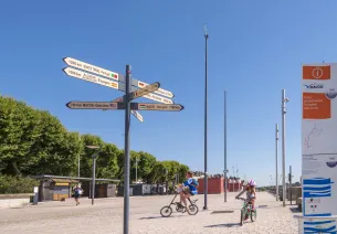 Interconnections with further cycle routes