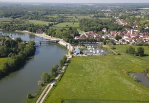Pontailler-sur-Saône, on its island in the Saône
