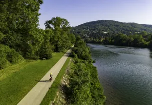 La Voie Bleue à la sortie de Lyon