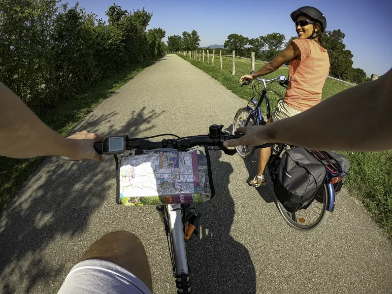 Cycling guidebooks on La Voie Bleue